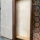 Vintage chest of drawers with splayed legs