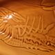 Large fish platter for shellfish and crustaceans, Proceram art pottery.