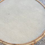 Table basse rotin  1960