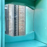 Old wall-mounted bathroom cabinet