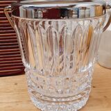 Seau à glace verre ciselé