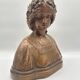 Art Nouveau bust by Gustave Van Vaerenbergh