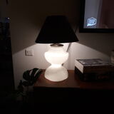Lamp in white opaline Italian 60-70 years