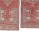 Set of 2 turkish carpets, 1970s, 47 x 126 - 47 x 128 cm