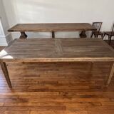 Large Provence farmhouse table in solid oak – 300 x 100 cm