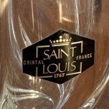 Saint-Louis crystal soliflore – Sculptural design – H 19.5 cm