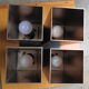 Raak ceiling lamp 4 burners, 70s