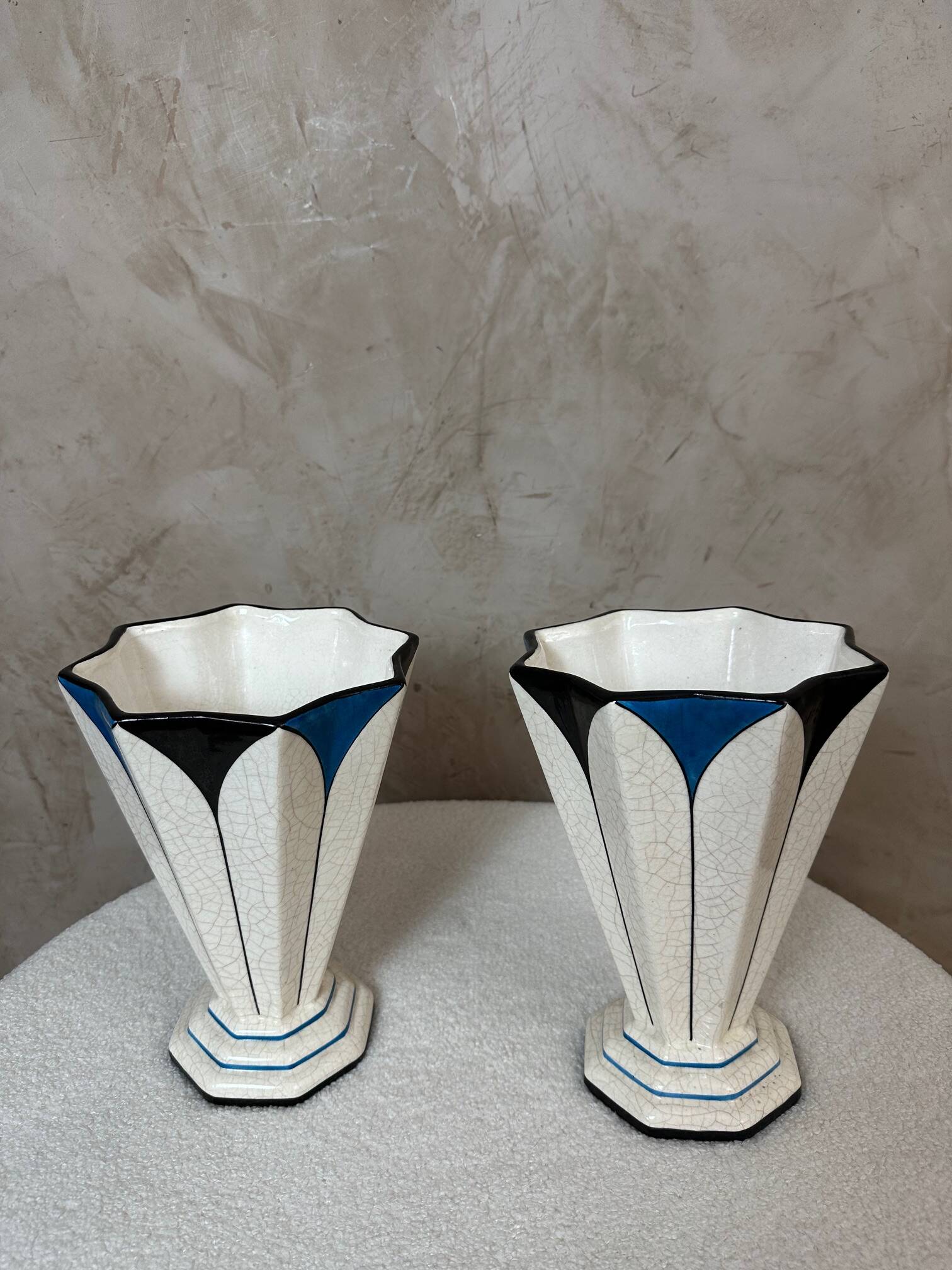 Pair of Longwy vases