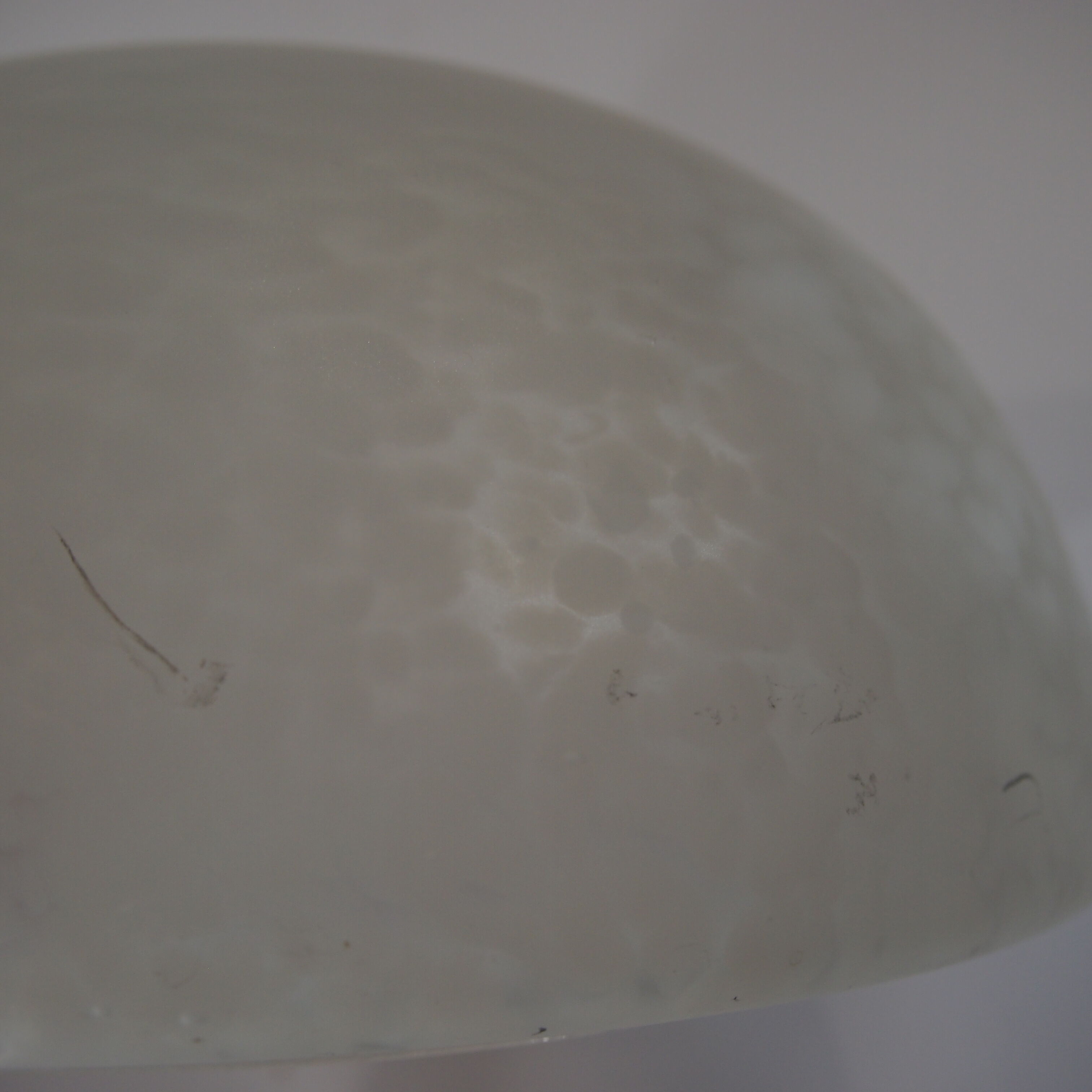 Glass vintage globe ceiling light