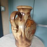 Vase WG Scheurich 490-42 decorated with cave paintings