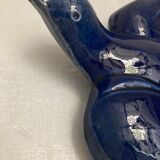 Midnight blue ceramic swallow