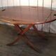Table pliante bateau en acajou