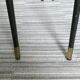 Paire de chaises Colette Gueden pied de poule années 50