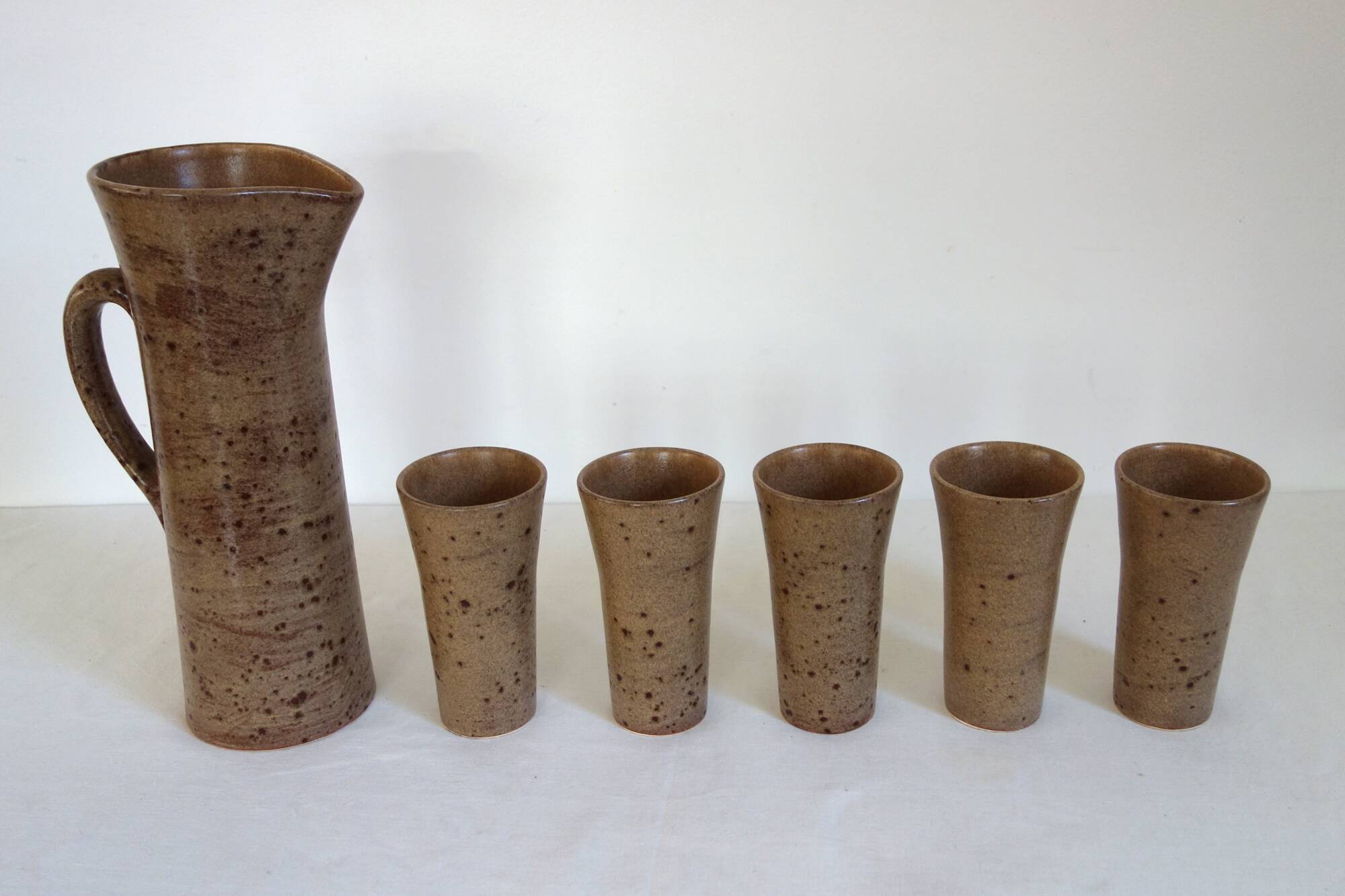 Vintage orangeade service Claude Paci Vallauris