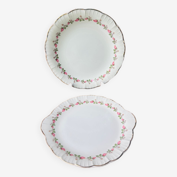 Duo of cake dish Sarreguemines model Carina