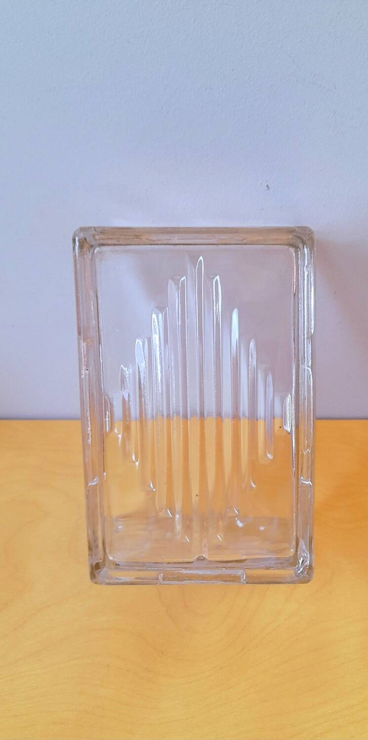 Boîte en verre art déco 1920