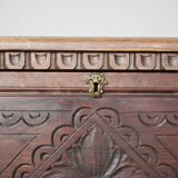 Carved walnut chest, 1920s