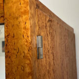 Art deco veneer cabinet