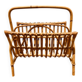 Porte-revues en bambou vintage