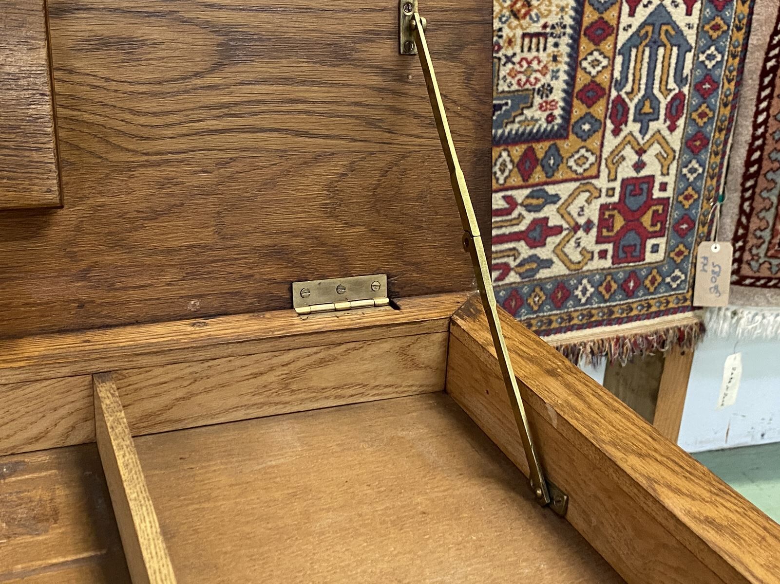 English oak dressing table, dresser 1930