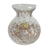 Crystal round vase
