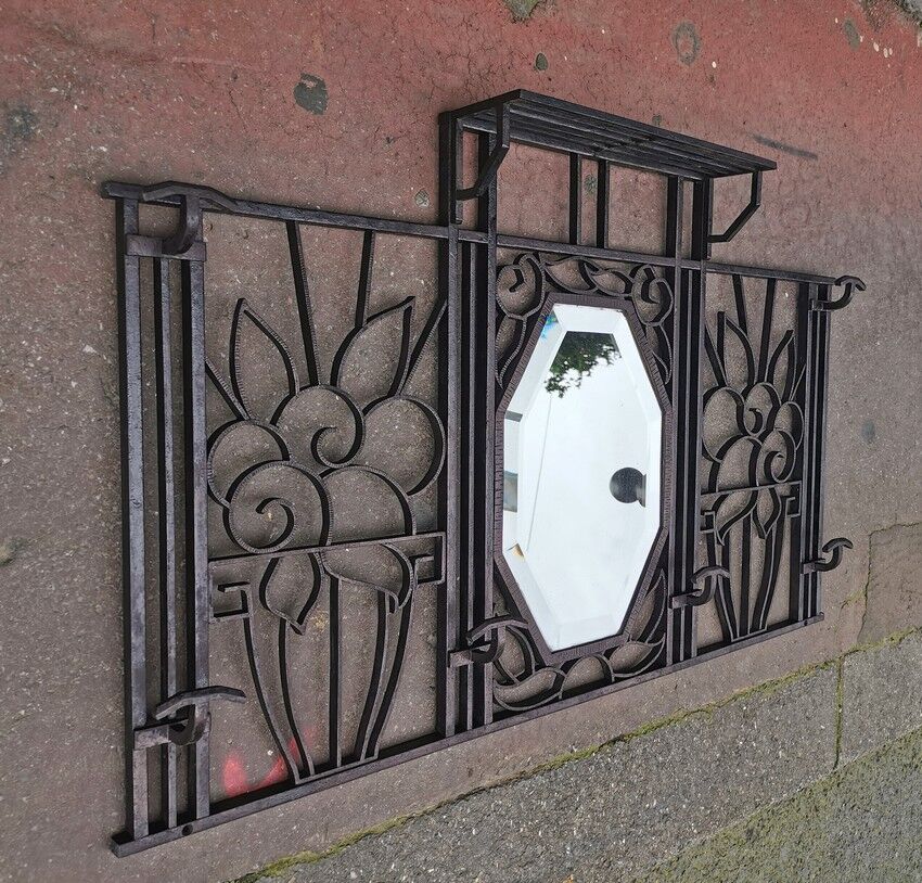 Art deco wall coats holder