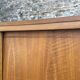 Wardrobe with 3 sliding doors in solid wood 1960