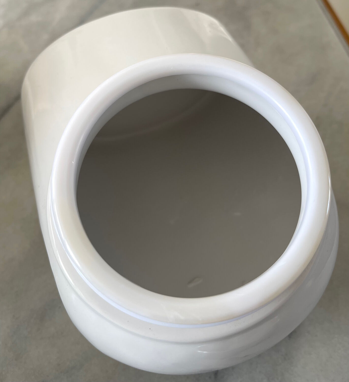 Space age sugar pot