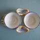 Salt cellar salt pepper cellar earthenware Desvres Géo Martel salt pepper cellar