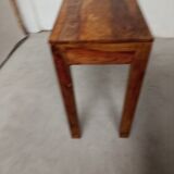 Console bureau bois de Sesham massif