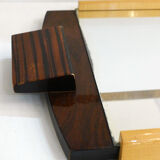 Plateau miroir art déco bicolore