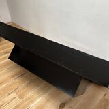 Alveo black coffee table by Willy Rizzo