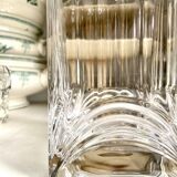 Chiseled crystal whiskey decanter