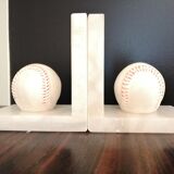 Pair of marble book ends