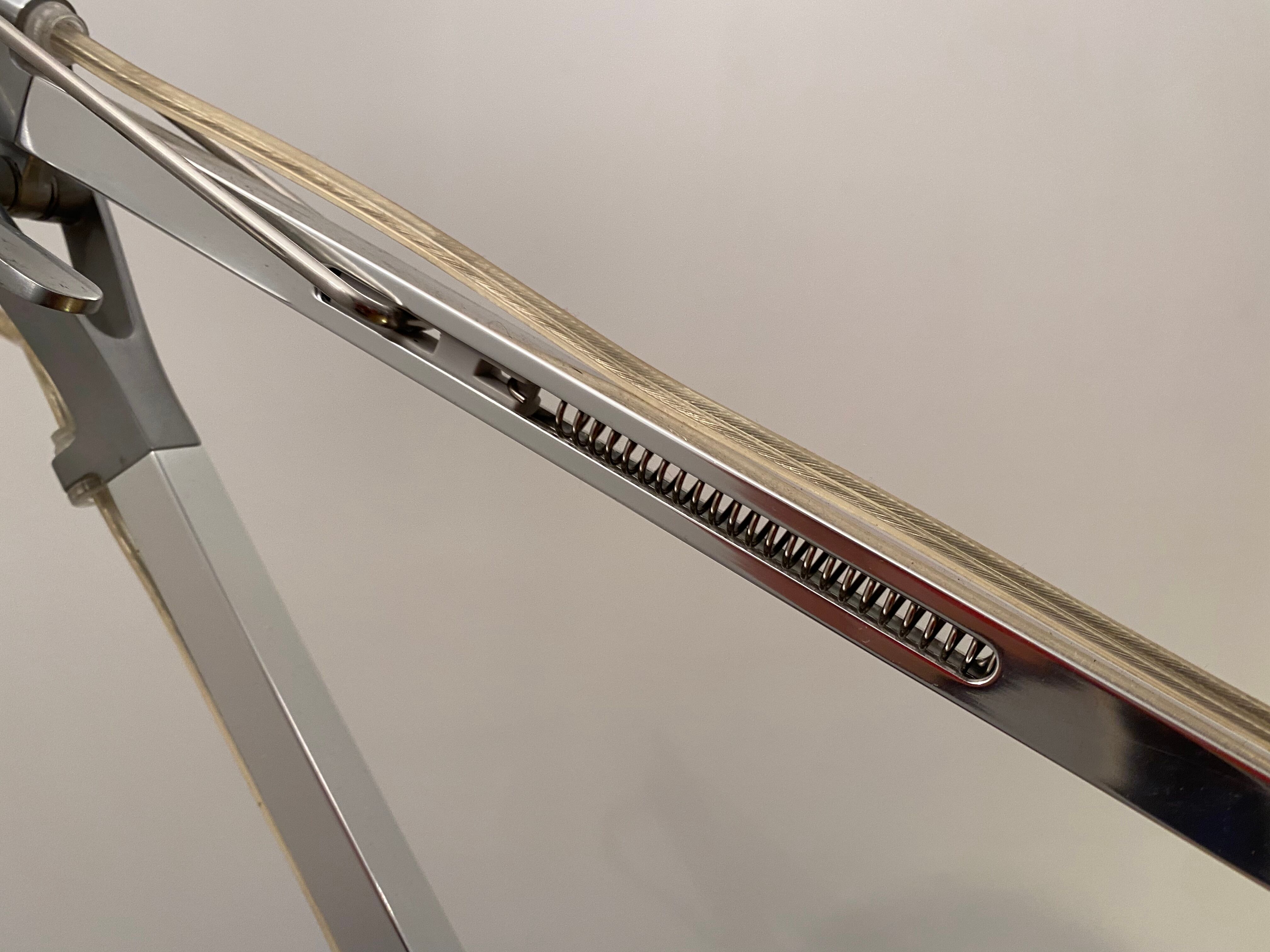 Desk lamp Kelvin T edition Flos design Antonio Citterio chrome aluminum
