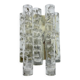 Doria Leuchten glass wall lamp sconce, 1970s