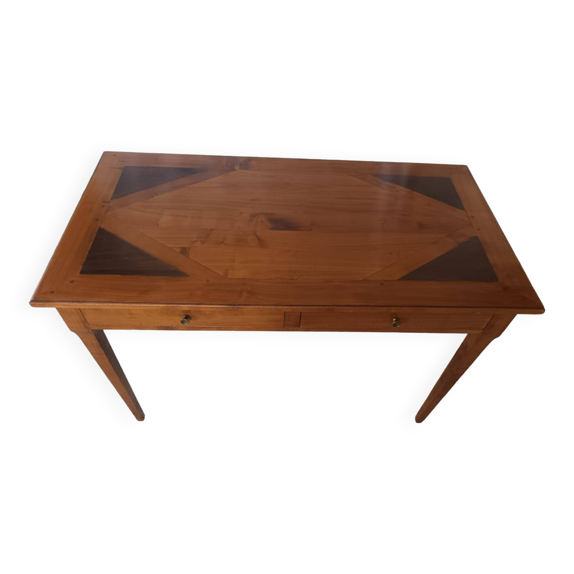 Louis XVI style desk in exotic wood