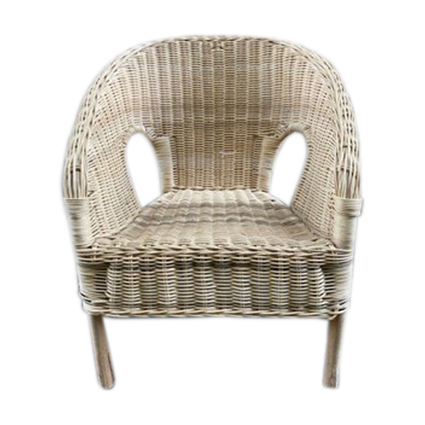 Children's rattan armchair