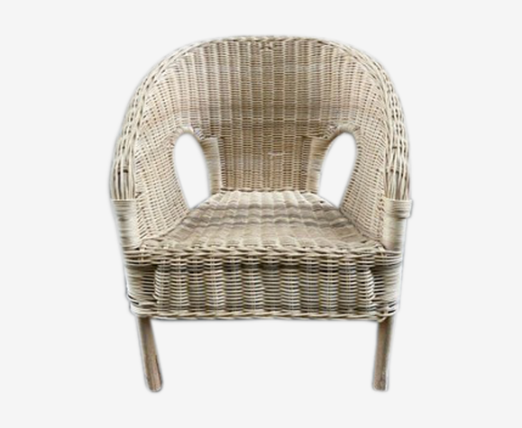 Fauteuil en rotin enfant
