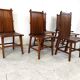 Mid century bamboo dining chairs, 1960s