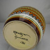 Ancien vase Henriot Quimper déco vintage
