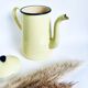 Yellow enamelled sheet coffee maker