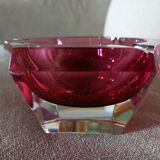 Ashtray or crystal bag empty Val Saint Lambert Vintage