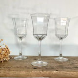 5 stemmed glasses "Octime" LUMINARC France