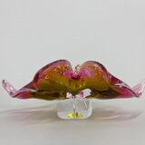 1960's Art Glass Bowl by Designer Josef Hospodka, Czechoslovakia