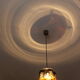 Hanging lamp glass from murano