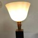 Art Deco Lamp Attributed to Paul Dupré Lafon / Se Killier and Parch Leather