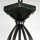 Important wrought iron chandelier, Art Deco Gothic, France, Circa 1920