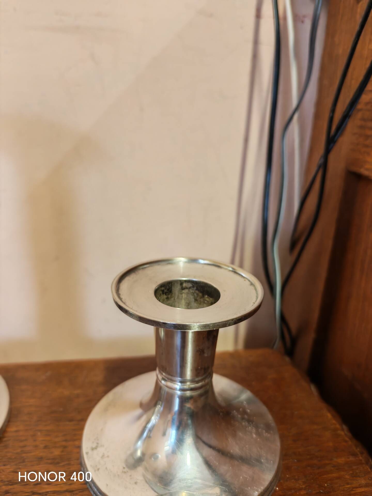 Set of 4 candlesticks "Luise" by Günther Lambert silver-plated metal