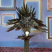 Vintage palm tree floor lamp, Christian Techoueyres for Maison Jansen